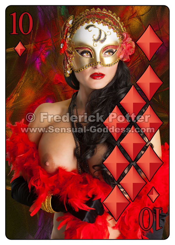 SG poker size 10 Diamonds