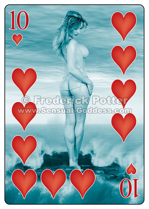 SG poker size 10 Hearts