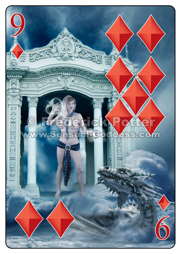 SG poker size 9 Diamonds